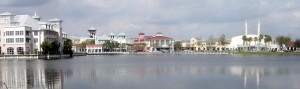 Downtown Celebration, Florida. Geplant von der Walt Disney Company. Foto von Bobak Ha'Eri. February 23, 2006.