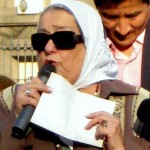 Hebe de Bonafini am Plaza de Mayo, Buenos Aires 2009